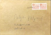 Suomi - Järvenperä postipysäkkileima kuorella Suomi - Järvenperä postipysäkkileima kuorella
