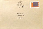 Suomi - Jokisalo postipysäkkileima - Jukaja 6.6.68 kuorella Suomi - Jokisalo postipysäkkileima - Jukaja 6.6.68 kuorella