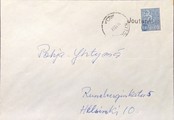 Suomi - Joutenniva postipysäkkileima - Kytökylä 14.10.67 kuorella Suomi - Joutenniva postipysäkkileima - Kytökylä 14.10.67 kuorella