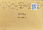 Suomi - Kokkoneva postipysäkkileima - Jyväskylä 5.8.69 kuorella Suomi - Kokkoneva postipysäkkileima - Jyväskylä 5.8.69 kuorella