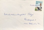 Suomi - Kankaanranta postipysäkkileima kuorella Suomi - Kankaanranta postipysäkkileima kuorella