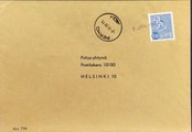 Suomi - Kokkoneva postipysäkkileima - Perho 2.5.69 kuorella Suomi - Kokkoneva postipysäkkileima - Perho 2.5.69 kuorella