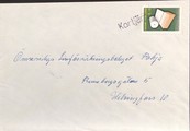 Suomi - Kortjärvi postipysäkkileima kuorella Suomi - Kortjärvi postipysäkkileima kuorella