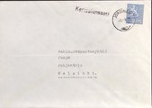Suomi - Kerisalonsaari postipysäkkileima - Joroinen 3.9.69 kuorella Suomi - Kerisalonsaari postipysäkkileima - Joroinen 3.9.69 kuorella