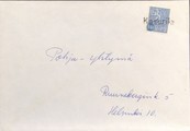 Suomi - Kasurila postipysäkkileima kuorella Suomi - Kasurila postipysäkkileima kuorella