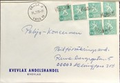 Suomi - Koskö postipysäkkileima - Vaasa 10 31.7.73 kuorella Suomi - Koskö postipysäkkileima - Vaasa 10 31.7.73 kuorella