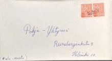 Suomi - Kulmia postipysäkkileima kuorella Suomi - Kulmia postipysäkkileima kuorella