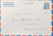 Suomi - Korteperä postipysäkkileima - kuorella Suomi - Korteperä postipysäkkileima - kuorella