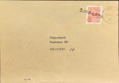 Suomi - Kupinpuro postipysäkkileima - Joensuu 15.5.69 kuorella Suomi - Kupinpuro postipysäkkileima - Joensuu 15.5.69 kuorella