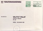 Suomi - Kuttanen postipysäkkileima kuorella Suomi - Kuttanen postipysäkkileima kuorella