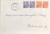 Suomi - Kankaanranta postipysäkkileima - Turku 26.1.70 kuorella Suomi - Kankaanranta postipysäkkileima - Turku 26.1.70 kuorella