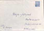 Suomi - Kiurujärvi postipysäkkileima kuorella Suomi - Kiurujärvi postipysäkkileima kuorella