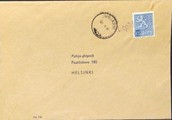 Suomi - Lepikkomäki postipysäkkileima - Juojärvi 22.5.65 kuorella Suomi - Lepikkomäki postipysäkkileima - Juojärvi 22.5.65 kuorella