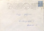 Suomi - Laakamäki postipysäkkileima - Iisalmi 23.7.66 kuorella Suomi - Laakamäki postipysäkkileima - Iisalmi 23.7.66 kuorella