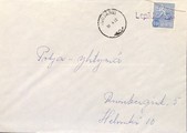 Suomi - Lepikkomäki postipysäkkileima - Juojärvi 30.4.69 kuorella Suomi - Lepikkomäki postipysäkkileima - Juojärvi 30.4.69 kuorella