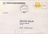 Suomi - Lapalie postipysäkkileima - Joensuu 5.1.79 kuorella Suomi - Lapalie postipysäkkileima - Joensuu 5.1.79 kuorella