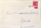 Suomi - Luostanlinna postipysäkkileima kuorella Suomi - Luostanlinna postipysäkkileima kuorella