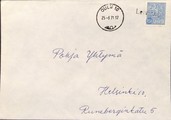 Suomi - Lahtinen postipysäkkileima - Parkano 3.12.70 kuorella Suomi - Lahtinen postipysäkkileima - Parkano 3.12.70 kuorella