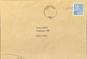 Suomi - Lepikkomäki postipysäkkileima - Juojärvi 3.7.68 kuorella Suomi - Lepikkomäki postipysäkkileima - Juojärvi 3.7.68 kuorella