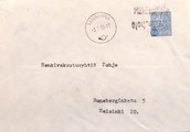 Suomi - Mäkimuhola postipysäkkileima - Savonlinna 3.7.70 kuorella Suomi - Mäkimuhola postipysäkkileima - Savonlinna 3.7.70 kuorella