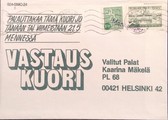 Suomi - Monnanummi postipysäkkileima - Rauma 7.9.79 kuorella Suomi - Monnanummi postipysäkkileima - Rauma 7.9.79 kuorella