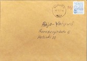 Suomi - Myllylehto postipysäkkileima - Kiuruvesi 6.5.71 kuorella Suomi - Myllylehto postipysäkkileima - Kiuruvesi 6.5.71 kuorella