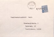 Suomi - Mäkimuhola postipysäkkileima - Savonlinna 5.2.70 kuorella Suomi - Mäkimuhola postipysäkkileima - Savonlinna 5.2.70 kuorella