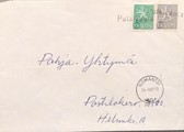Suomi - Padankoski postipysäkkileima kuorella Suomi - Padankoski postipysäkkileima kuorella