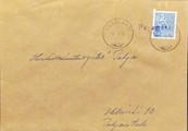 Suomi - Pajumäki postipysäkkileima - Kesälahti 6.7.70 kuorella Suomi - Pajumäki postipysäkkileima - Kesälahti 6.7.70 kuorella