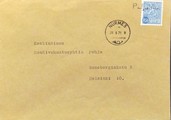 Suomi - Paljakka postipysäkkileima - Nurmes 29.6.71 kuorella Suomi - Paljakka postipysäkkileima - Nurmes 29.6.71 kuorella