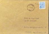 Suomi - Paljakka postipysäkkileima - Nurmes 23.10.72 kuorella Suomi - Paljakka postipysäkkileima - Nurmes 23.10.72 kuorella
