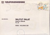 Finland - Pokela mail stop cancellation - Jyväskylä 12.1.70 on the cover
