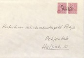 Finland - Puntari mail stop cancellation on the cover