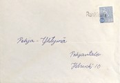 Suomi - Rankinen postipysäkkileima kuorella Suomi - Rankinen postipysäkkileima kuorella