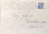 Suomi - Silmutjoki postipysäkkileima - Jyväskylä 6.5.70 kuorella Suomi - Silmutjoki postipysäkkileima - Jyväskylä 6.5.70 kuorella