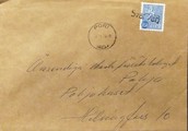 Suomi - Svarvar postipysäkkileima - Pori 17.1.70 kuorella Suomi - Svarvar postipysäkkileima - Pori 17.1.70 kuorella