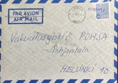 Suomi - Teinikivi postipysäkkileima - Loimaa 9.9.69 kuorella Suomi - Teinikivi postipysäkkileima - Loimaa 9.9.69 kuorella