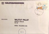 Suomi - Behkajoki postipysäkkileima - Kotka 15.1.79 kuorella Suomi - Behkajoki postipysäkkileima - Kotka 15.1.79 kuorella