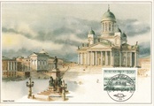 Finland 1988 - Helsinki Cathedral maxicard