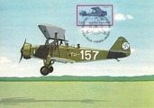 Finland - Airplanes VL Tuisku and Breguet 14 maxi card