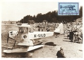 Finland - Water level Airplanes maxicard