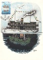 Finland - Steam ship maxicard