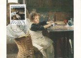 Finland - Helene Schjerfbeck painting maxicard