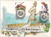 Finland - Olympic Stadium, athletics maxi card