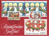 Finland - Christmas stamps maxi card