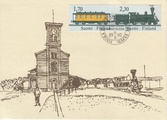 Finland - Steam trains maxi card