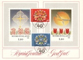 Finland - Christmas stamps maxi card 28018