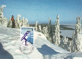 Finland - Skiing maxi card