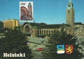 Finland - Helsinki railway station maxi card
