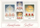 Finland - Christmas stamps maxi card